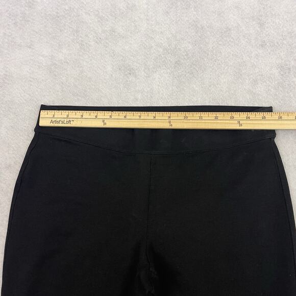 Eddie Bauer Pants Womens Size 10 Black Flat Front Mid Rise Stretch Pant Casual - Picture 6 of 13